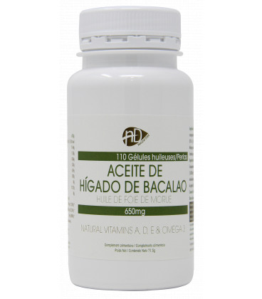 Perlas aceite hígado de bacalao